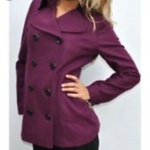 Le Group Woman Purple Italian Coat